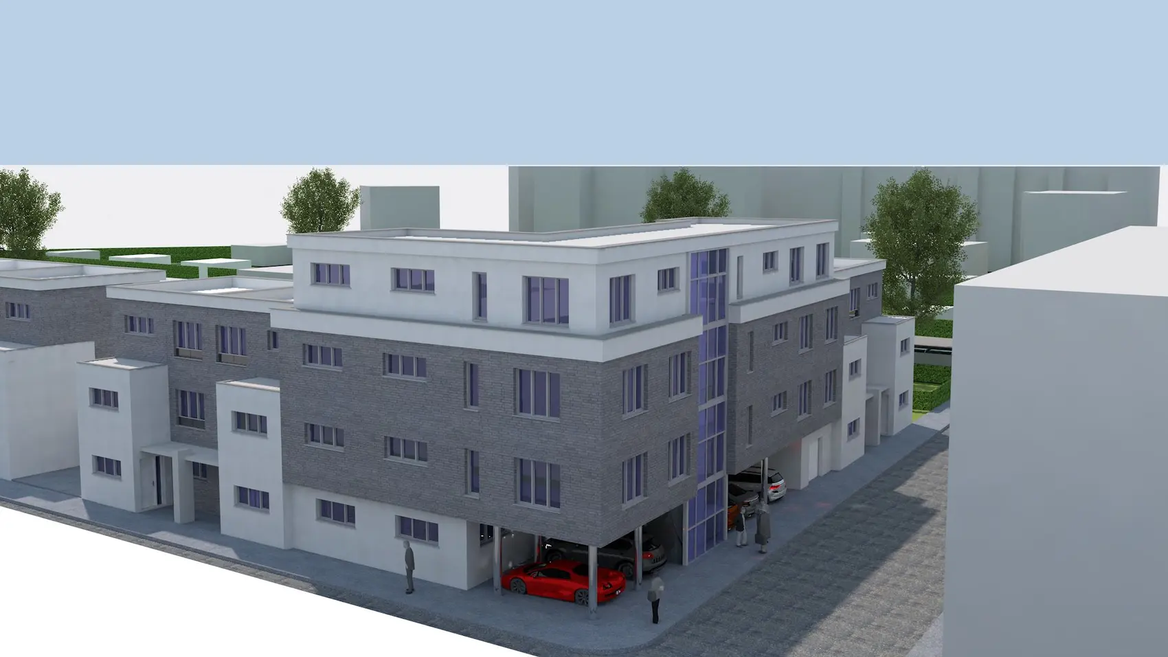 Bodestraße: Ansicht (Visualisierung)