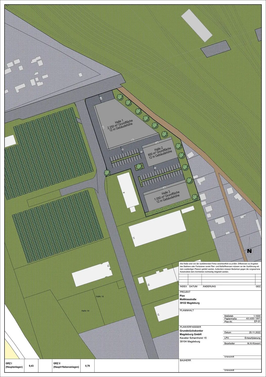 Matthiasstraße: Lageplan