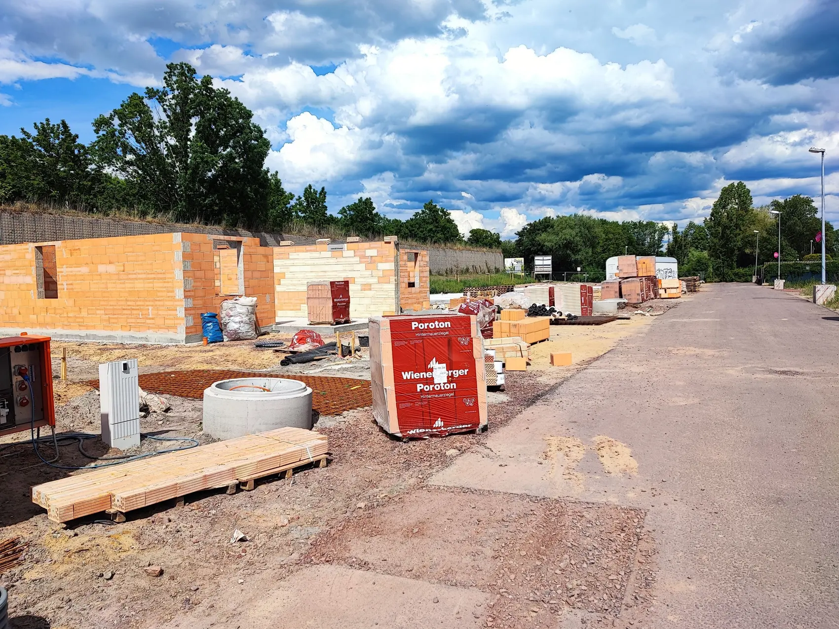Berliner Chaussee: Baustelle (Foto)
