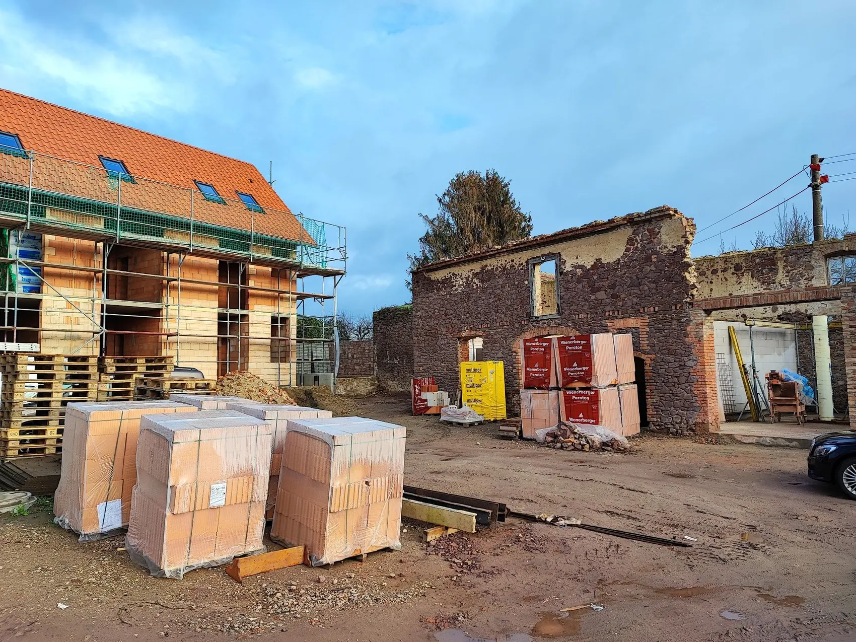 Kurze Gasse: Neubau und Bestand (Foto)