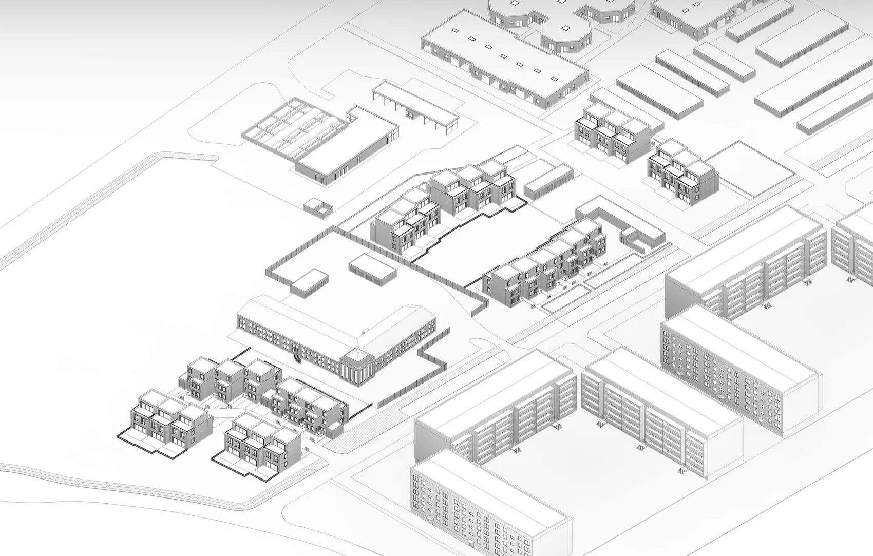 Hans-Grade-Straße: Entwurf (Visualisierung)